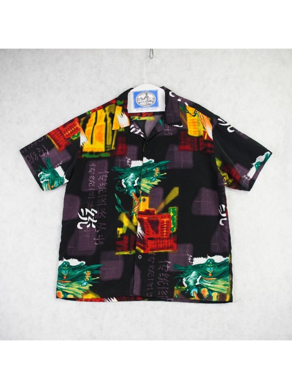 Vintage No Boundaries Mens Zelda Link Graphic Short Sleeve Shirt Size Large Y2K